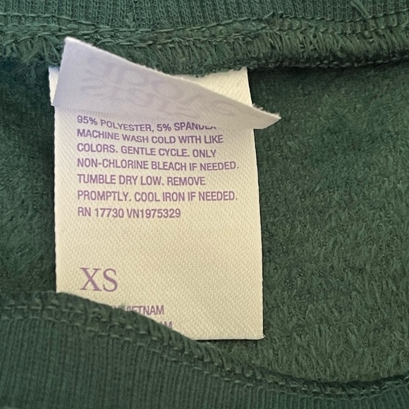 NWT Stars Above Women’s Cozy Green Fleece Lounge Jogger Pants - Picture 6 of 12